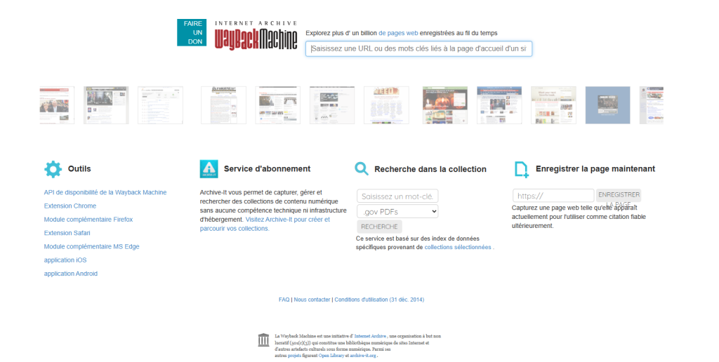 screenshot site wayback machine